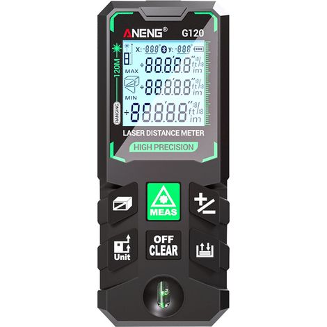 Télémètre laser intelligent de haute précision, écologique, portée de 120 m, étalonnage indépendant, outil multifonctionnel. (1/5)