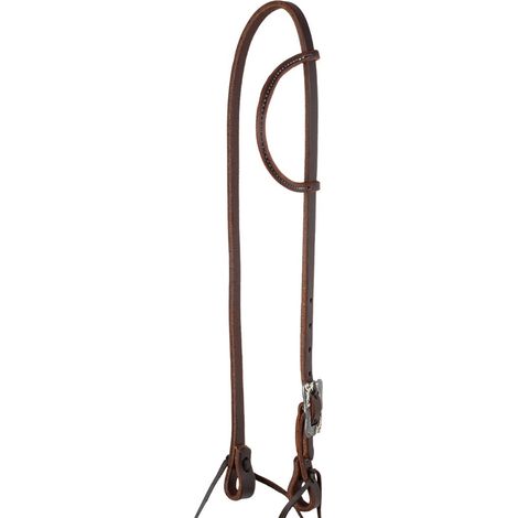 Unica, Marrone scuro: SINGLE ADJ BROWBAND WESTERN BRIDLE (1/3)