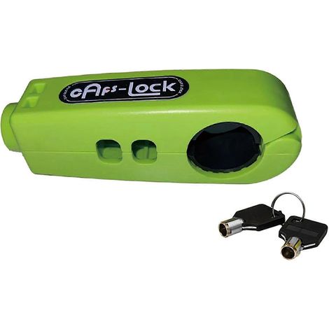 Antivol de poignée de sécurité robuste pour moto, universel et facile à utiliser, idéal pour les accessoires de moto et la protection des scooters (vert). (1/5)