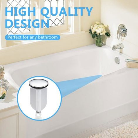 2 Pièces Bouchon Lavabo, Bonde Lavabo Salle De Bain, 40Mm Bouchon Evier Salle De Bain pour Évier De Cuisine Ou Salle De Bain, Ha (1/5)