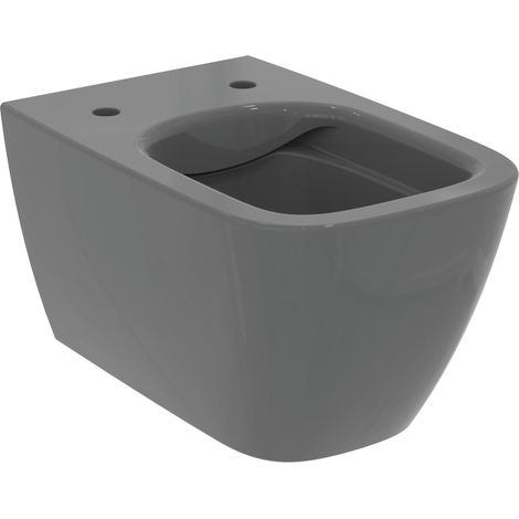 Ideal Standard i.Life B - WC sospeso, scarico posteriore, RimLS+, grigio lucido T461458 (1/7)