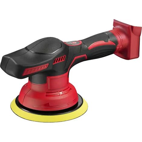 Polisseuse voiture sans fil, 8 vitesses réglables, 0 à 4500 tr/min, outil de polissage pour voiture, cirage, ponçage et lustrage, adaptateur batterie compatible Milwaukee 18V