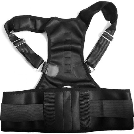 Correcteur de posture dos voûté, ceinture dorsale légère et respirante, maintien lombaire souple, redresseur de colonne, attelle de maintien confortable. (1/5)
