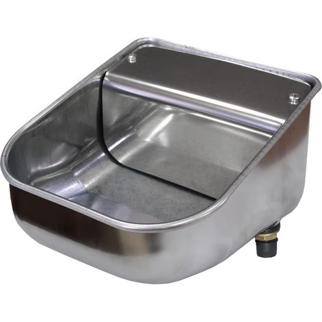 Abbeveratoio 5 lt a muro acciaio inox cavallo box (1/2)