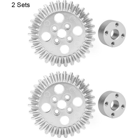 2 Kits Engrenages Coniques 22mm en Alliage Zinc Aluminium pour Pièces Robotiques Industriels FRC (1/5)