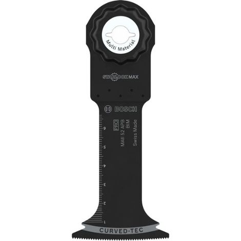 Bosch 1 x Pro Multi Material MAII 52 APB Hoja para Herramientas Multifunción (para madera con clavos, sándwich de metal, ancho 52 mm, accesorio profesional)