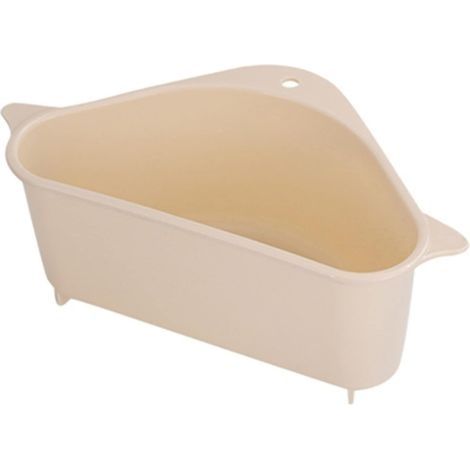 Égouttoir À Vaisselle Mural Trépied, Égouttoir À Vaisselle Multifonctionnel, Égouttoir À Vaisselle, Égouttoir À Vaisselle, Porte-éponge pour Cuisine,Beige-26x14.2x10cm (1/5)