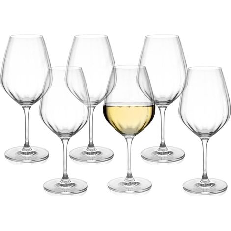 Copas de vino blanco de 550 ml, 6 unidades. Cristal Prism duka (1/5)