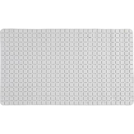 TAPPETO ANTISCIVOLO IN PVC DIM 40X70 CM MOSAICO BIANCO