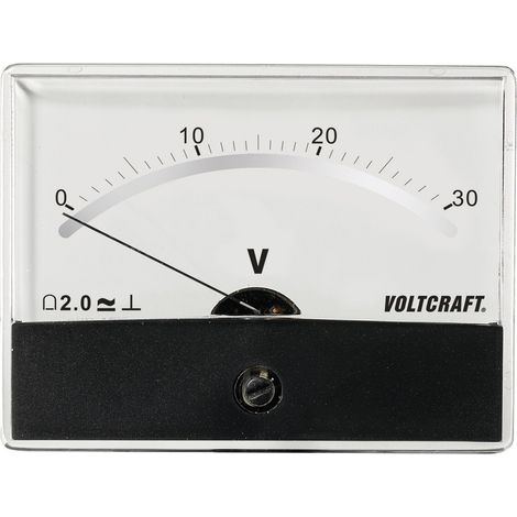 VOLTCRAFT AM-86X65/30V/DC AM-86X65/30V/DC Einbau-Messgerät AM-86X65/30V/DC Drehspule (1/3)