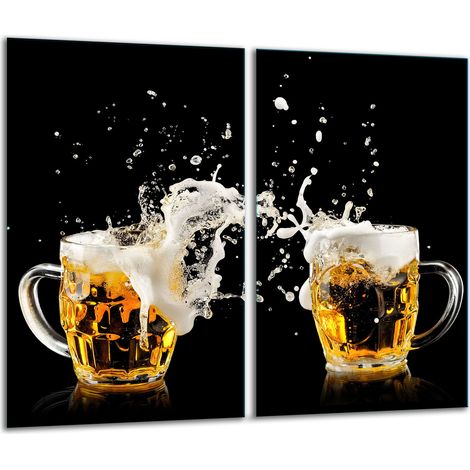 Schneidebrett aus Glas, 2x 30x52 Bier (1/5)