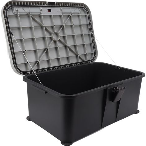 Coffre de rangement extérieur VR 34L robuste antivol charge 200kg étanche sous marche pour camping-car pickups campervan (1/5)