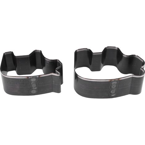 Ensemble de 2 matrices de découpe pour cuir en forme de porcelet, outils de moulage et de poinçonnage manuels en acier allié. (1/5)