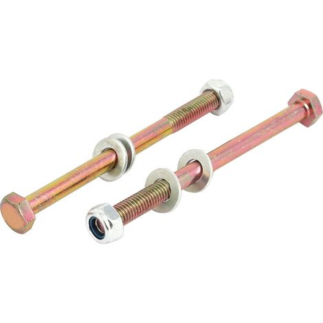 M8 Gewindedurchmesser 105mm Länge Metall Sechskantschraube Schraube Bronze Ton 2St (0715c106eacf1761 (1/3)