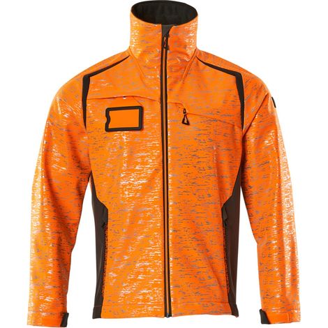 Mascot Softshelljacke mit Reflexeffekte 19202 Gr. 5XL hi-vis orange/dunkelanthrazit (1/5)