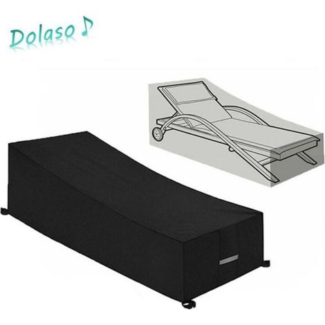 Housse Pour Transat - Oxford 210D - Impermeable Anti-Uv Coupe-Vent - 210x75x40/80cm - 1 Piece (1/3)