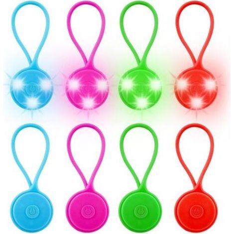 Rucksacklampe – LED-Taschenlampe – Wasserdicht – Ideal zum Spazierengehen, Joggen und Wandern – 8er-Pack (1/4)