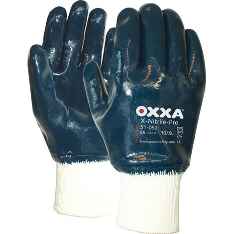 Guantes Oxxa X-Nitrile- Pro,Strickb.geschl.,Gr.10 (por 12)