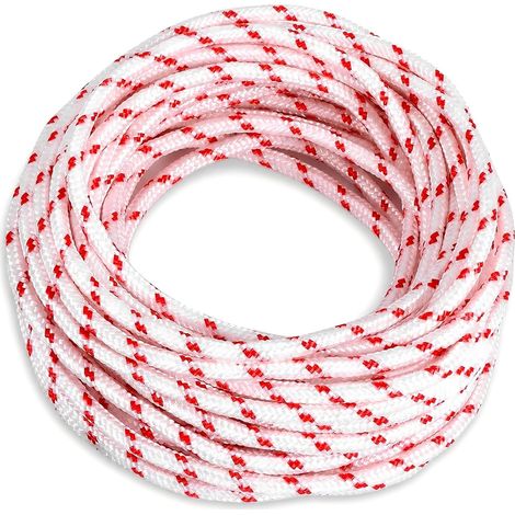 10 Metres 4mm Pull Cord for Starter Launcher Replacement Rope for Lawnmower and Chainsaw Compatible (4.0) (1/5)