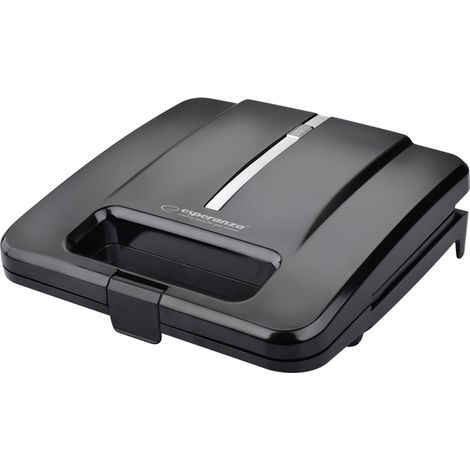 Esperanza Sandwich Maker 1000W Parmigiano Black