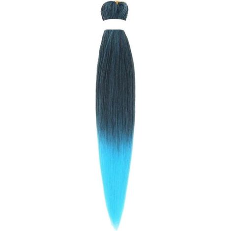 Chignon Cheveux Postiches Cheveux Tressés Longs Pré-étirés, Au Crochet De 26 Pouces, Géants Synthétiques Africains Ombrés(FR-18) (1/5)