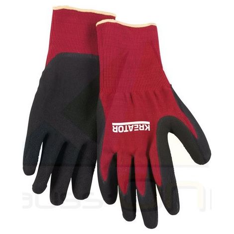 Guante de jardín de látex/nylon rojo Sckrtg002m