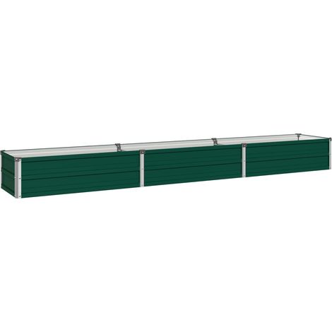 Cama de Jardín Elevada Verde 240 x 40 x 24 cm vidaXL (1/5)