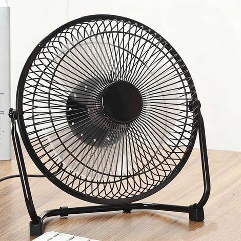 Ventilador metálico de alta velocidad de 8 pulgadas, dos velocidades, inclinación de 360 grados, apto para montaje en pared. Cinco aspas. (1/4)
