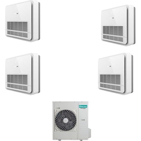Hisense Climatizzatore a Console Quadri Split AKT 9+9+12+18 con 4AMW81U4RJC Inverter R32 Wi-Fi Optional Classe A++