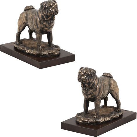 Pug, Mops, Carlin - statuetta per cani, figurina da ufficio, trofeo per una mostra canina di Art-Dog (1/5)
