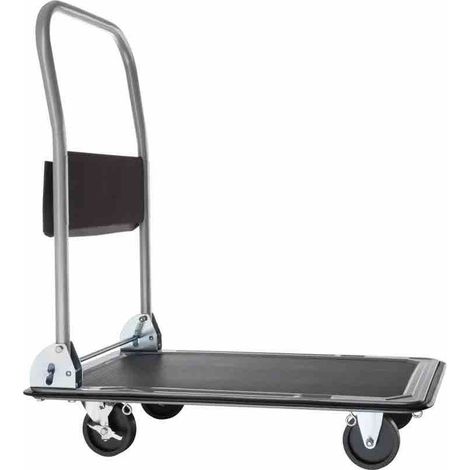 Chariot Pliable NOIR, Charge Maximale De 300 kg Avec Roulettes (1/5)