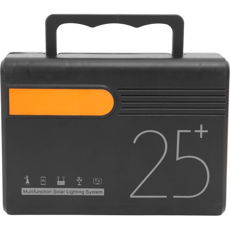 Générateur solaire portable 12 V pour camping, avec panneau solaire, idéal pour les stands extérieurs, le chargement de téléphones et l'éclairage. Prise UE 100-240 V LM 3616 (1/5)
