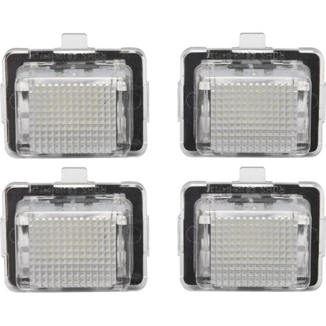 Deux feux de plaque d'immatriculation à LED SMD 18 pour Medes W204 W221 W212 W216