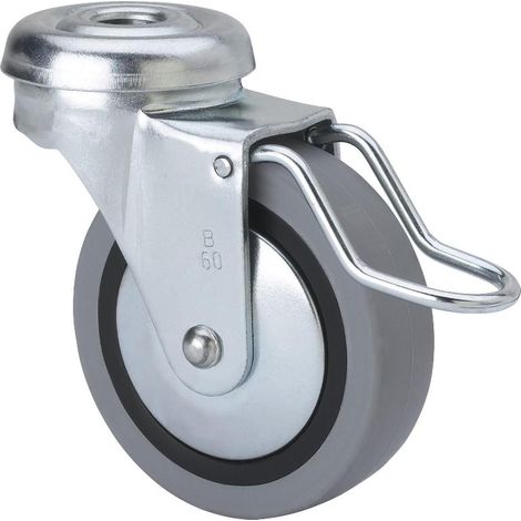 rueda giratora agujero m10 freno varil.21bsrfv60cp-pgi poliamix-goma gr.liso