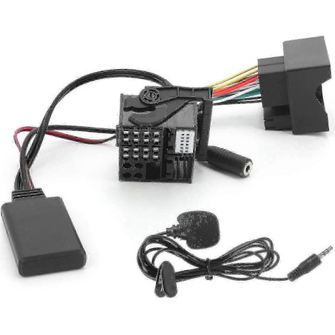 Adaptateur audio Bluetooth 5.0 avec microphone intégré et câble AUX de 150 cm pour modèles BMW E60, E63, E64, E65, E66 et E87 (1/5)
