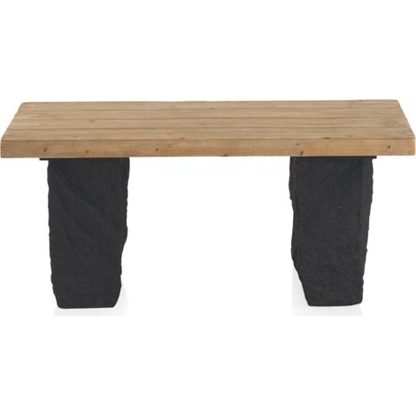 Couchtisch aus MgO-Tannenholz und Polyresin (1/5)