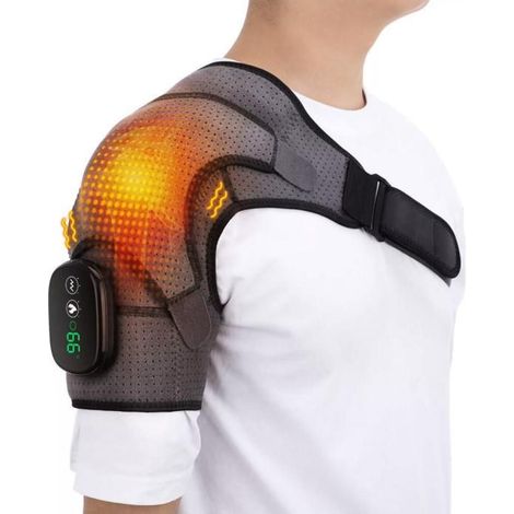 Masseur D'épaule, Coussin Chauffant Pour Épaule, Épaules Shiatsu Et Avec Chaleur Apaisante, 3 Niveaux De Chauffage Et De Massage (1/4)