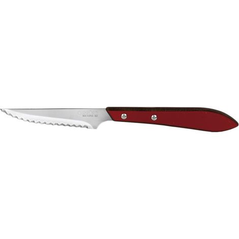 Pack 3 Cuchillo Chuletero Microdentado Hoja 10cm  Modelo Gulash Rojo (1/4)