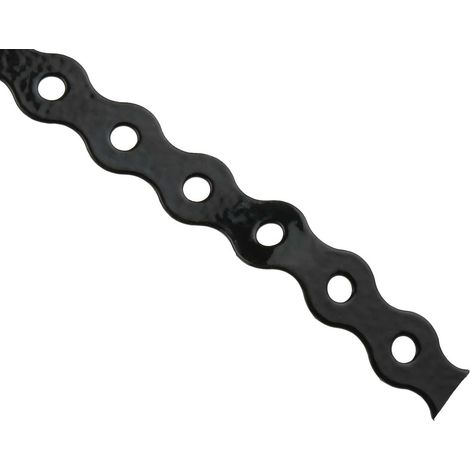Sangle de fixation pour câble, Acier galvanisé, Revêtement Plastique, 10m x 12mm ( Prix pour Bobine de 10 Mètres )