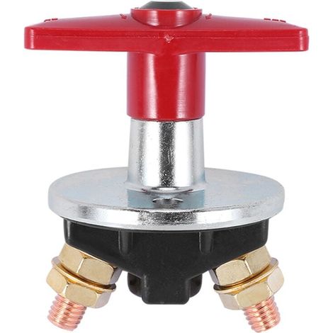 Isolatore di batteria a chiave fissa Interruttore di interruzione elettrica da 1500 Amp Interruttore per impieghi gravosi da 12 V/24 V (1/4)