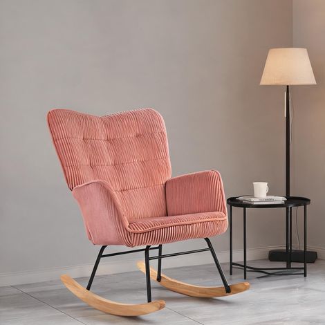 Fauteuil coloris rose 71 x 98 x 101 cm (1/5)