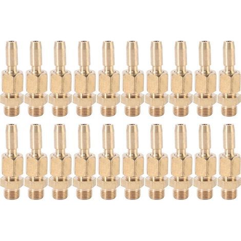 Packung mit 20 DN6 Messing-Wasserdüsen 1/8" - Düsen (1/5)