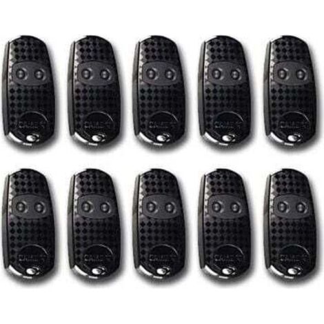 Neptune – Lot de 10 télécommandes 2 canaux 433,92 MHz – Modes TOP et TAM – 4096 combinaisons – Compatible avec TOP-432NA, TOP-432EV, TOP-432EE