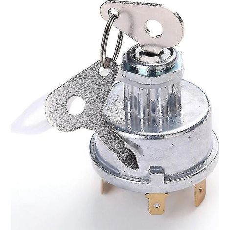 Contacteur d'allumage Lucas 35670 128sa avec clé pour tracteurs et remorques universels, fabriqué avec des matériaux de qualité. (1/5)