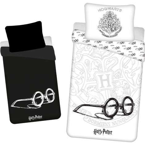 Harry Potter Baumwolle Bettwäsche Bettbezug 140x200 cm & Kissenbezug 70x90 cm (1/2)