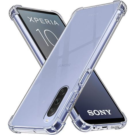 Funda para Sony Xperia 10 V, resistente a caídas, transparente. (1/4)
