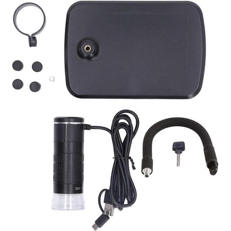 Handvergrößerungsendoskop 3-in-1-Schnittstelle USB HD Digitalmikroskop mit flexiblem Halter