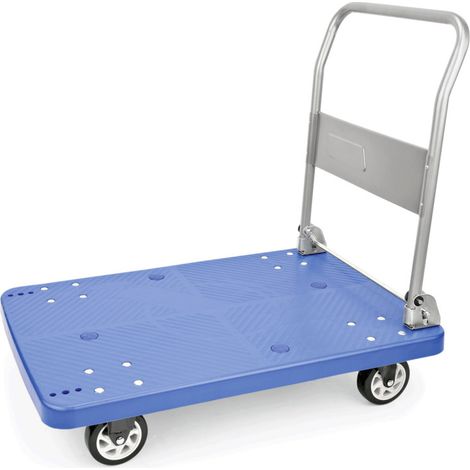 Chariot à plate-forme 89 x 60 x 84 cm inox polypropylène - Was Germany (1/2)