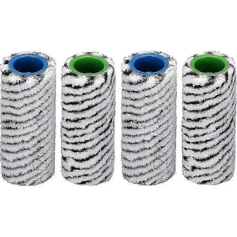 Rouleau multi-surfaces Karcher Stone, rouleau de rechange lavable en microfibre, compatible FC3, FC5 et FC7, référence 2.055-021.0 (lot de 4). (1/5)
