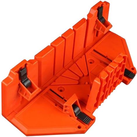 Boîte à onglets de 14 pouces avec mâchoire mobile et antidérapante pour les angles de fente de scie arrière 45/ 22,5/ 90 degrés coupes sciage serrage travail du bois (1/5)